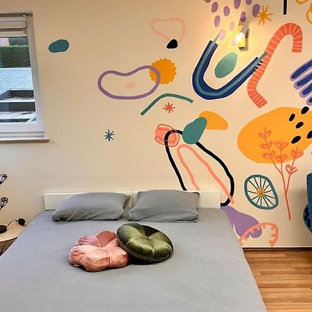 Péruwelz La Fresque D'Heloise - Appartement 1 Chambre 2 Lits Doubles מראה חיצוני תמונה
