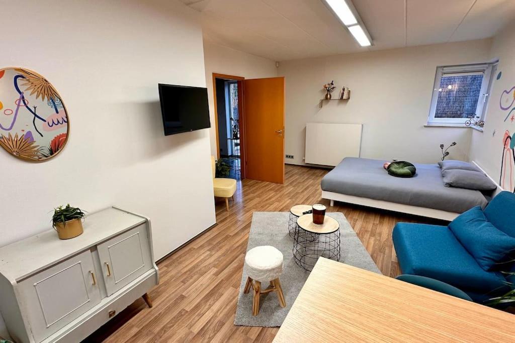 Péruwelz La Fresque D'Heloise - Appartement 1 Chambre 2 Lits Doubles מראה חיצוני תמונה